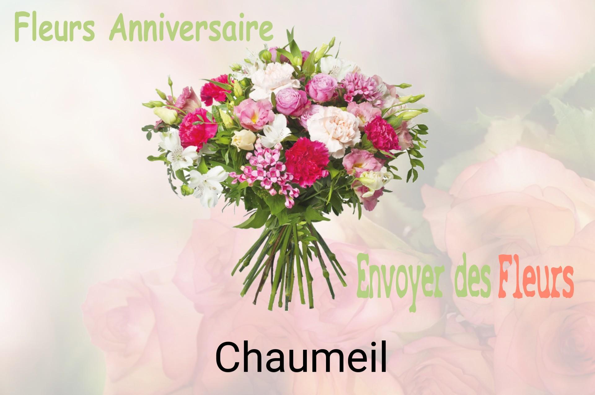 Bouquet de fleurs d’anniversaire livré à Chaumeil
